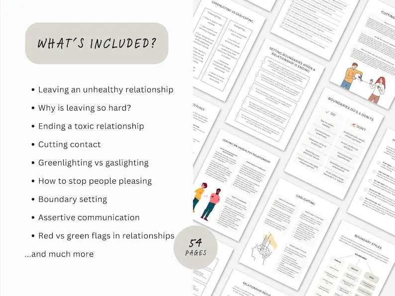 The Healing Workbook – End Toxic Love, Set Boundaries & Communicate with Confidence